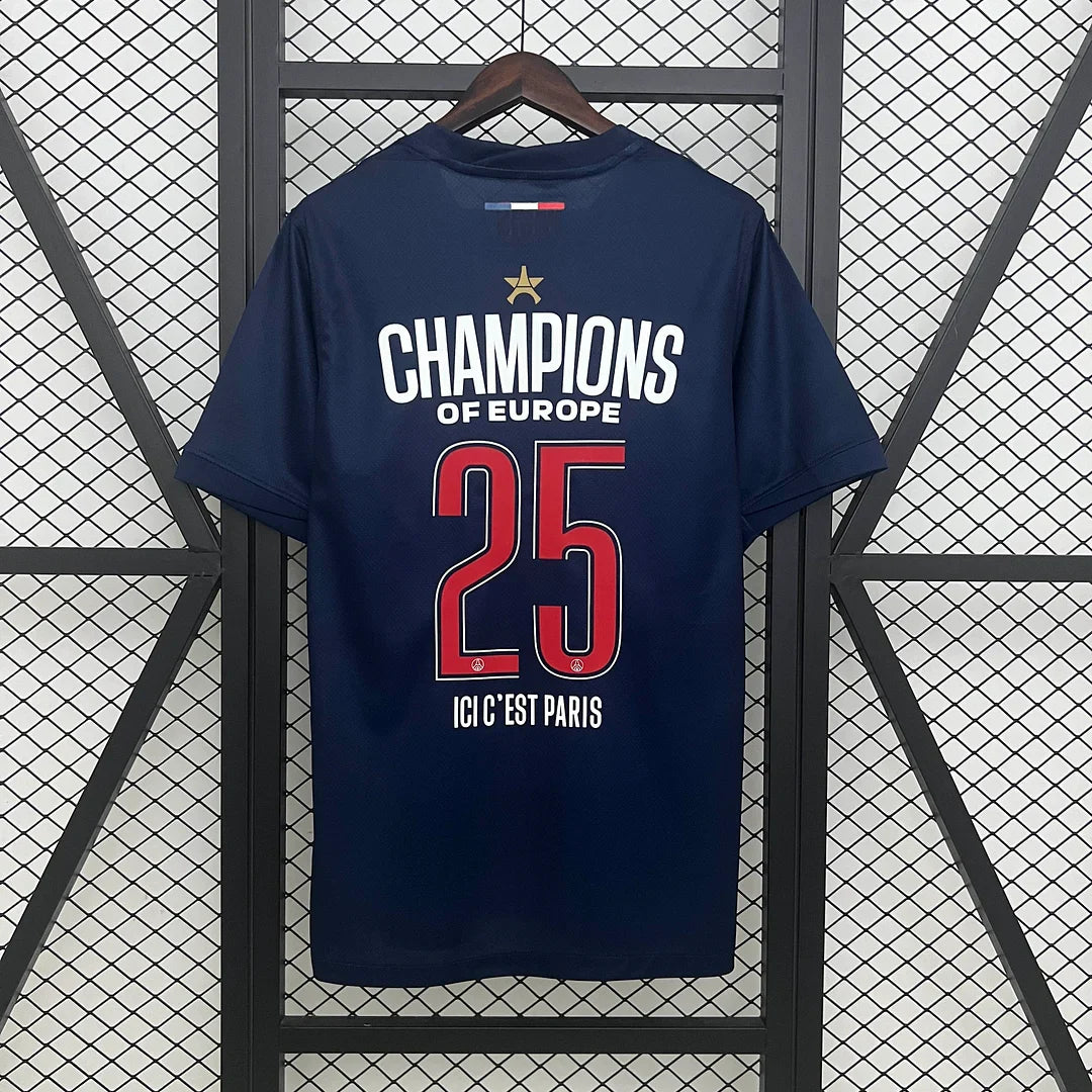 2024/2025 Psg Paris Saint-Germain Home UEFA Champions League Champion Kit
