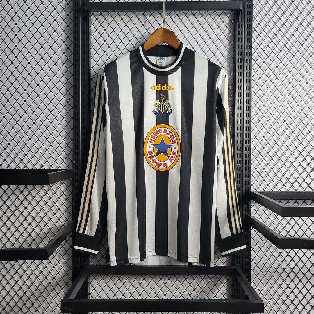 1995-1997 Retro Newcastle United Home Jersey Long Sleeve