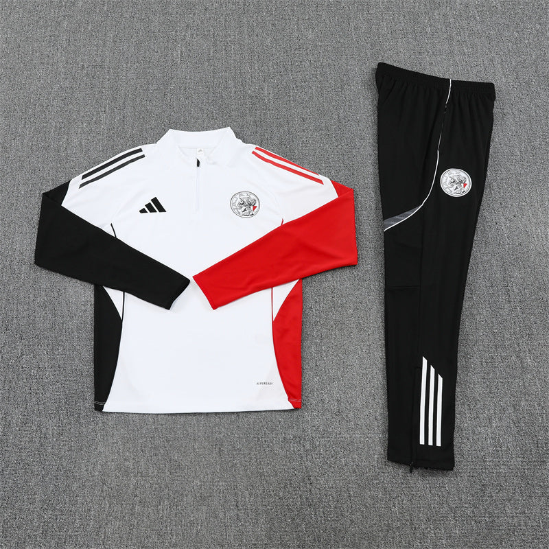 Ajax White and Black x Red Tracksuit