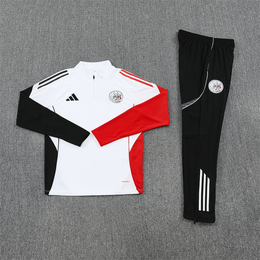 Ajax White and Black x Red Tracksuit