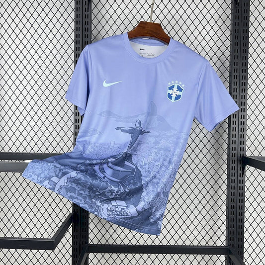 Brazil "The Redeemer" Light Blue Limited Jersey