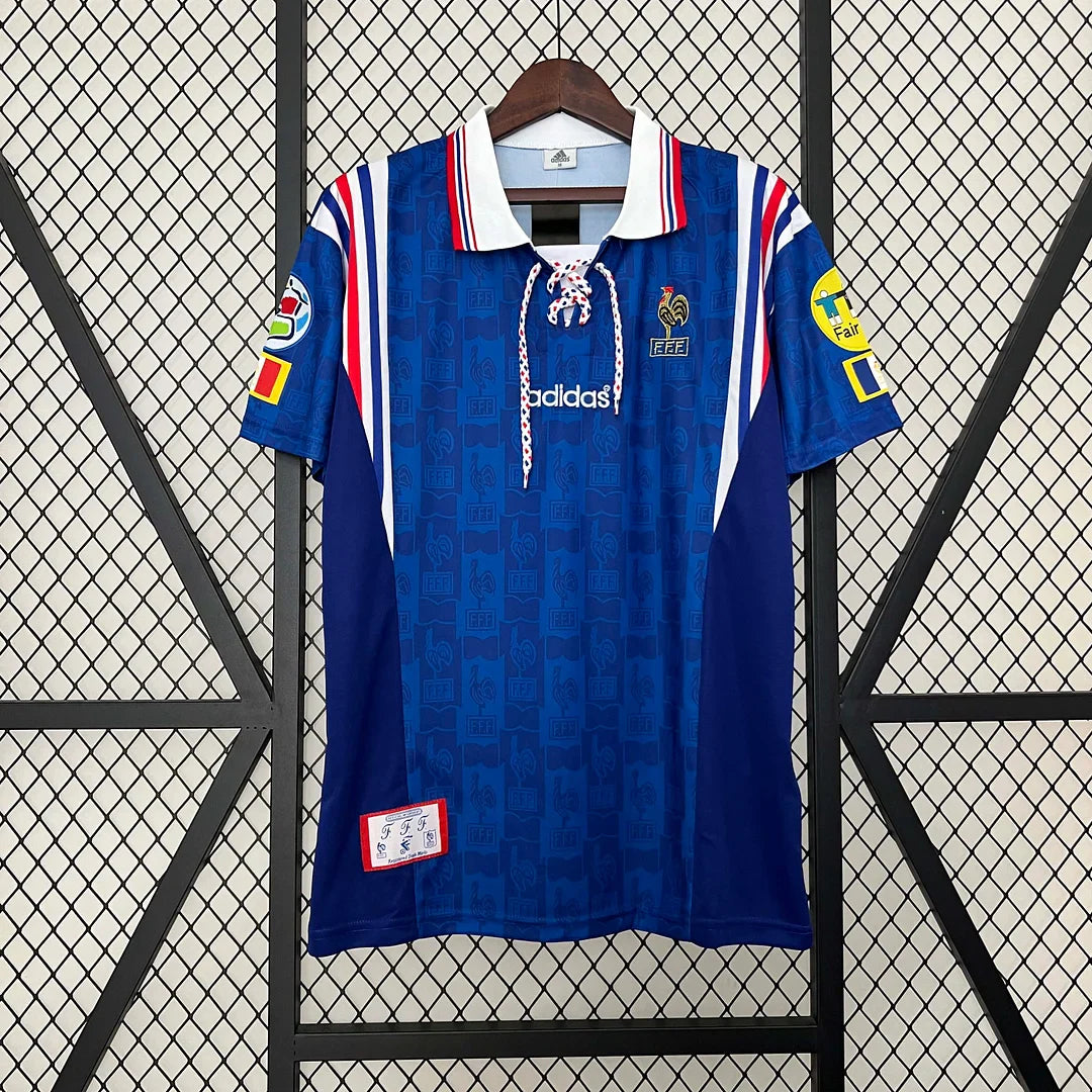 1996 Retro France Home Jersey