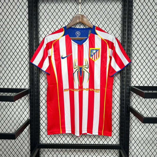 2004-2005 Retro Atletico Madrid Home Jersey