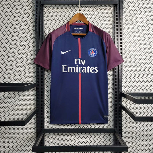 2017-2018 Retro PSG Paris Saint-Germain Home Jersey