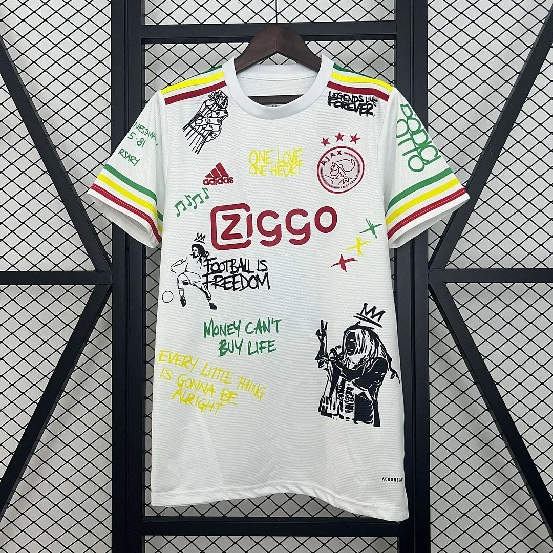 Ajax "Bob Marley" White Limited Jersey