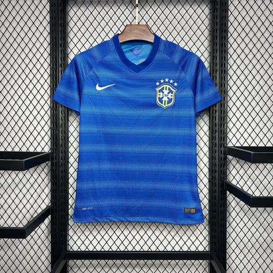 2014 Retro Brazil Away Jersey