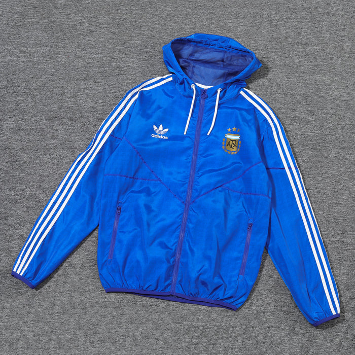 Argentina Blue and Dark Blue Windbreaker