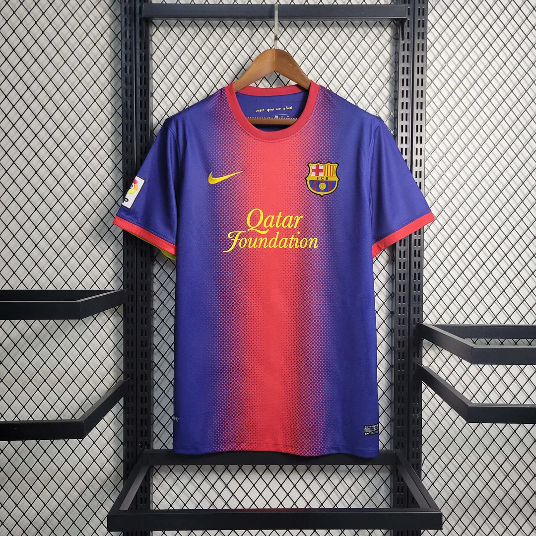 2012-2013 Retro Barcelona Home Jersey