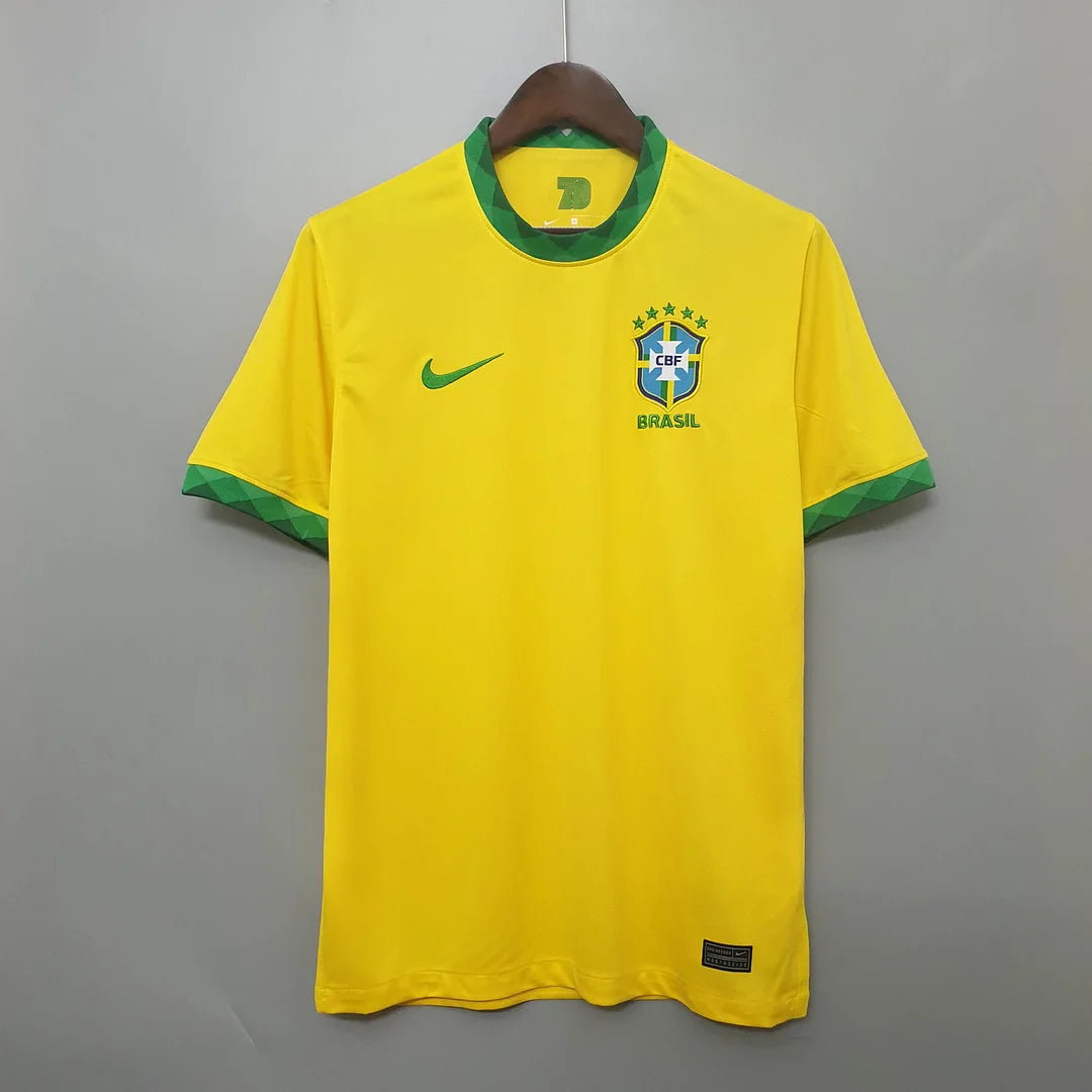 2020 Retro Brazil Home Jersey