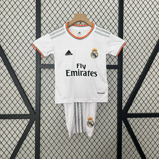2013/2014 Retro Real Madrid Home Kit Kids Size