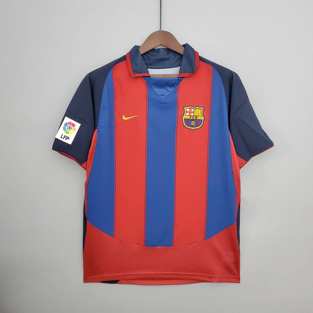 2003/2004 Retro Barcelona Home Jersey