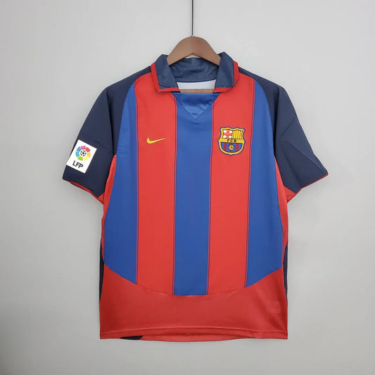 2003/2004 Retro Barcelona Home Jersey