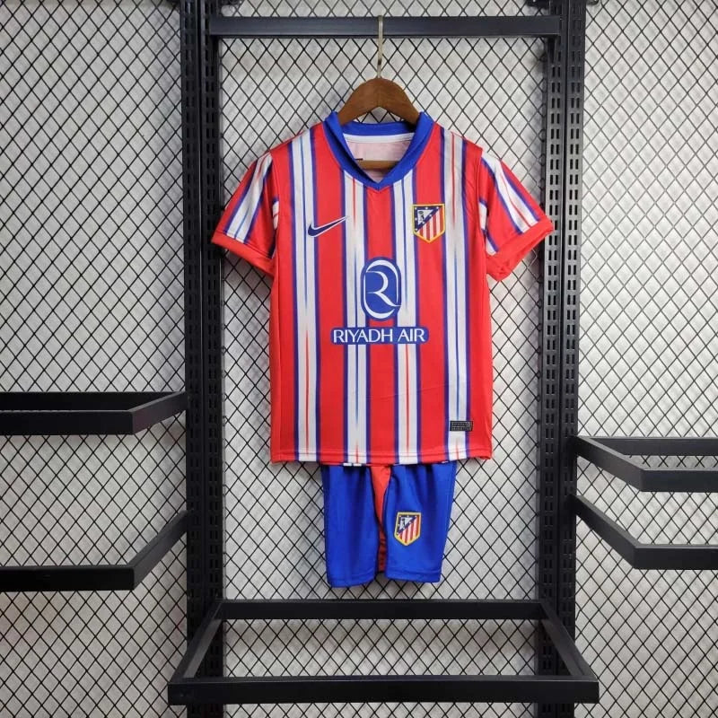 2024-2025 Atletico Madrid Home Kit Kids Size