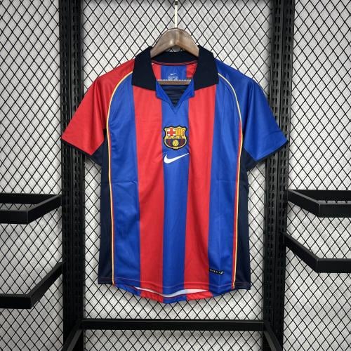 2001/2002 Retro Barcelona Home Jersey