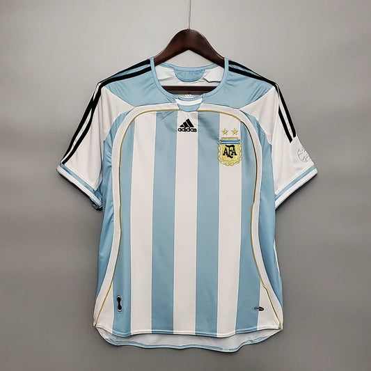 2006 Retro Argentina Home Jersey