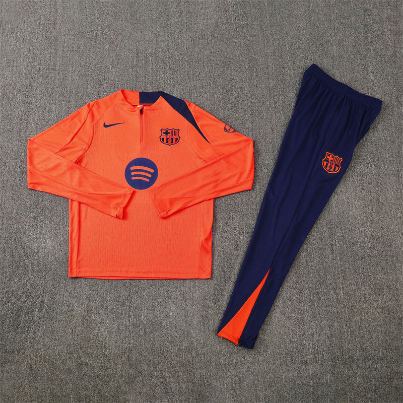 2025/2026 Barcelona Orange and Blue Tracksuit