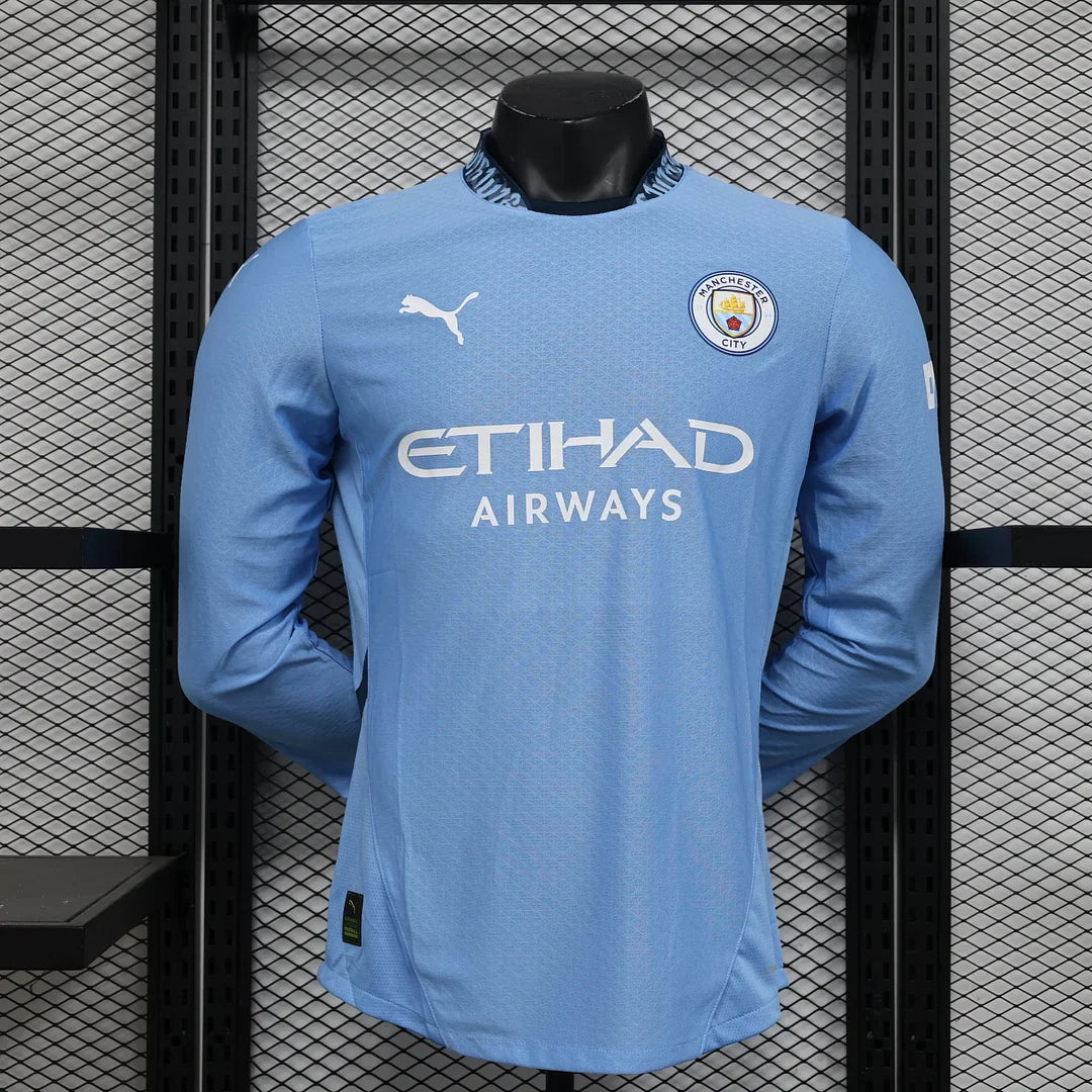 2024/2025 Manchester City Long Sleeve Home Kit