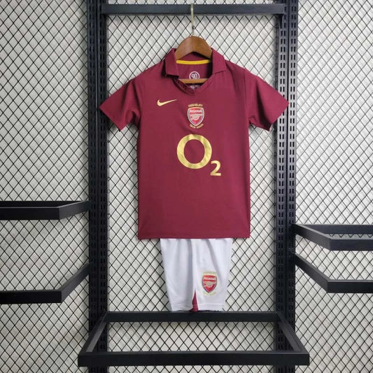 Arsenal 2005-2006 Home Kit Kids Size