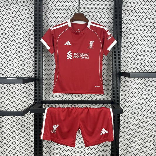 2025/2026 Liverpool Home Kit Kids Size