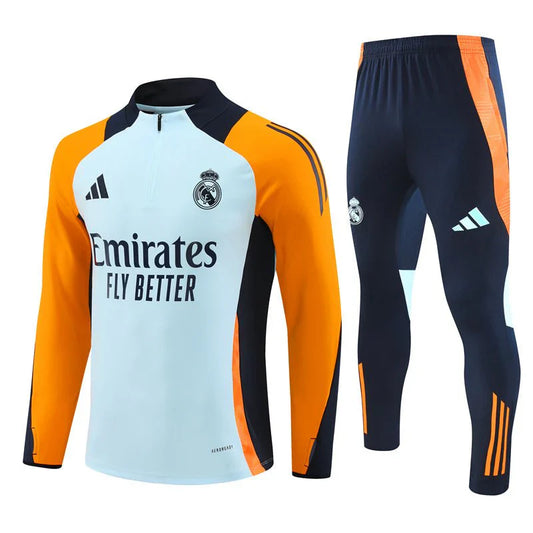 Real Madrid Blue and Orange Tracksuit