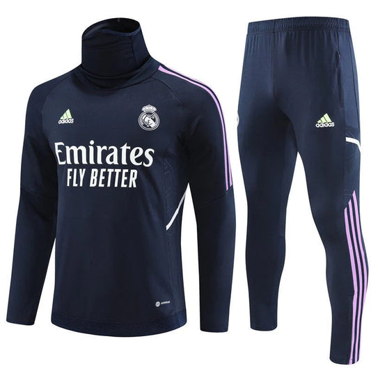 Real Madrid Blue and Purple Tracksuit